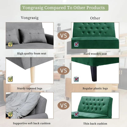 Small Modern Loveseat Sofa