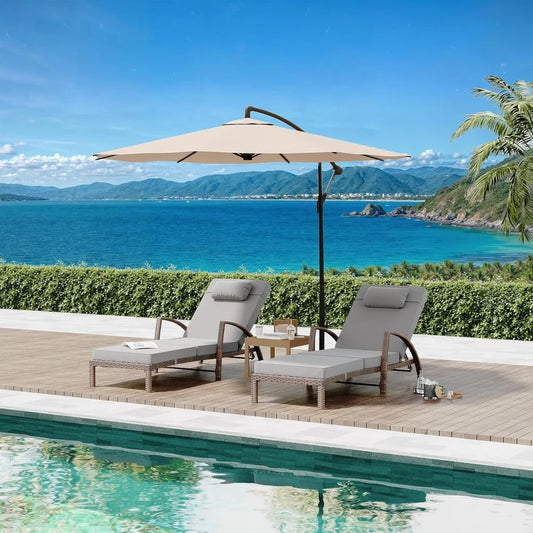 Chaise Lounge Outdoor Set of 2