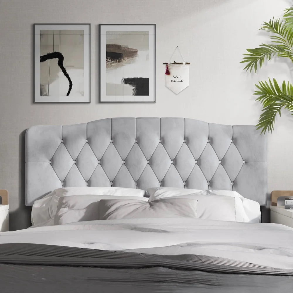 Upholstered Tufted Headboard