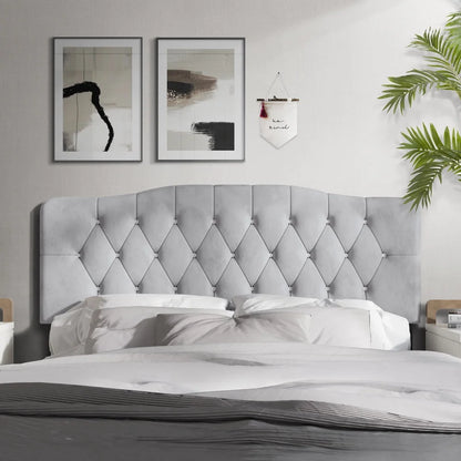 Upholstered Tufted Headboard