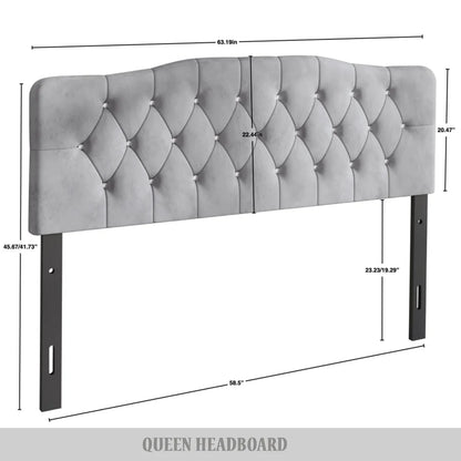 Upholstered Tufted Headboard