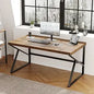 Industrial Modern Metal Wood Desk Workstation
