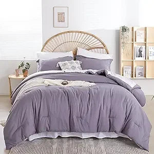 Taupe Comforter Set 7 Pieces, Soft And Lightweight