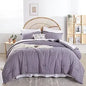 Taupe Comforter Set 7 Pieces, Soft And Lightweight
