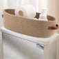 Oval Woven Storage Basket, Multifunctional Organizer