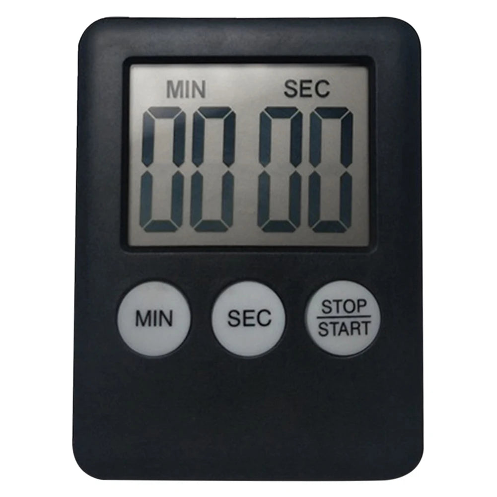 Digital Electronic Kitchen Timer Multi-Function Electronic Timer Stopwatch LCD Display Magnetic for Teachers Students