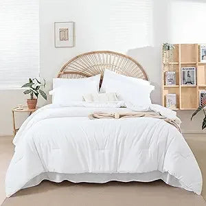 Taupe Comforter Set 7 Pieces, Soft And Lightweight