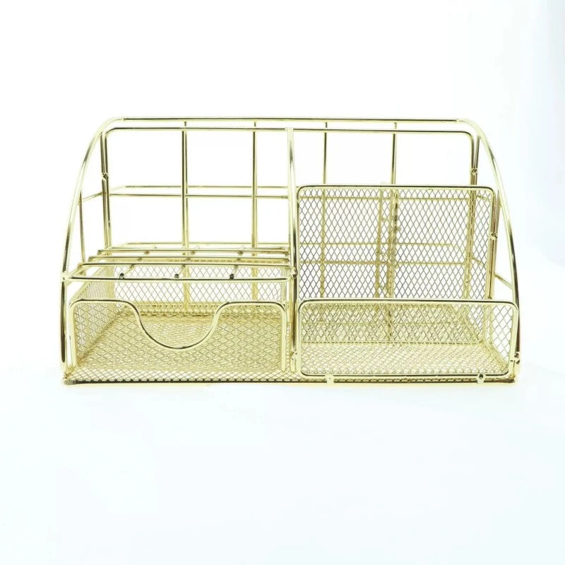 Multifunctional File Rack for Office Supplies