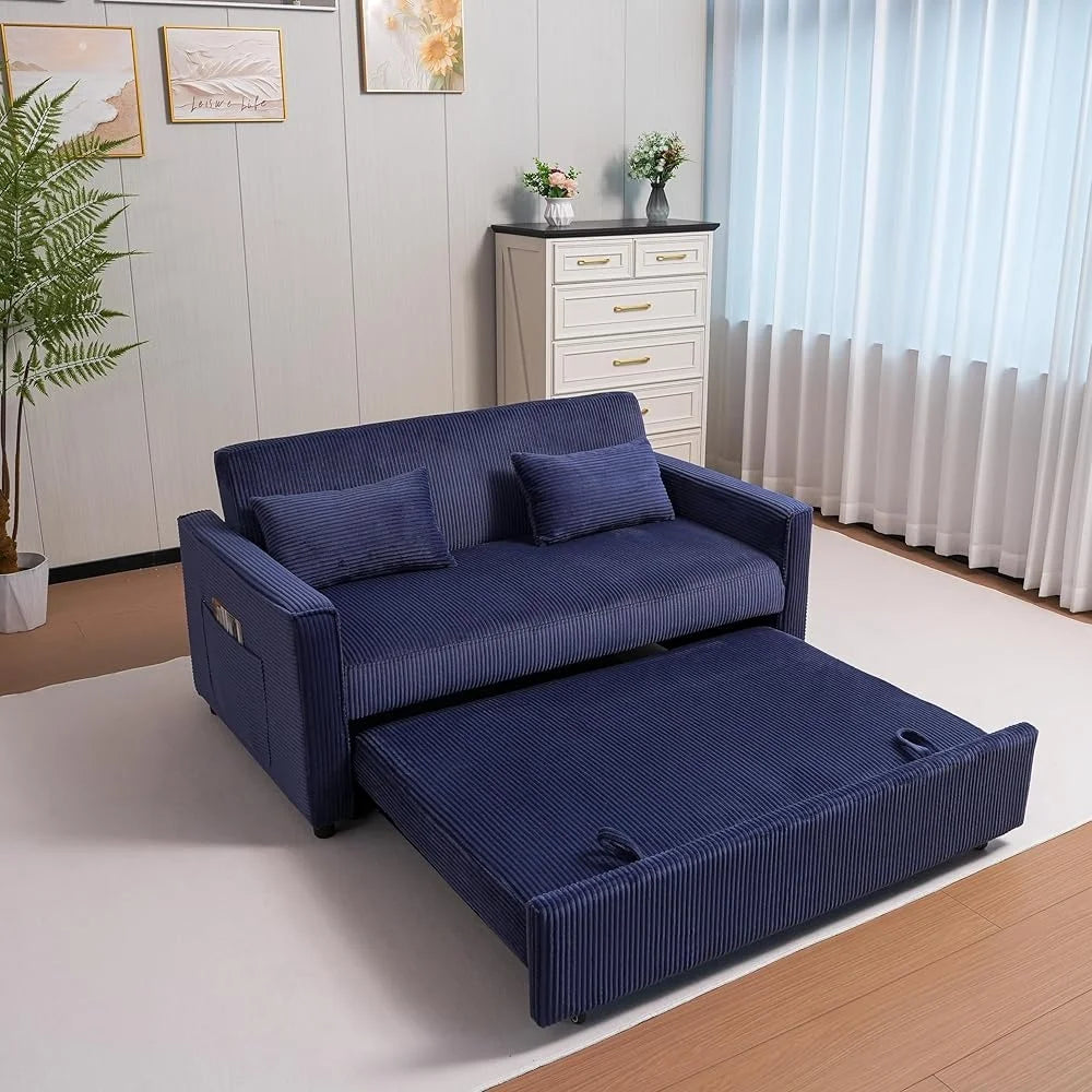3 in 1 Loveseat Pull Out Couch
