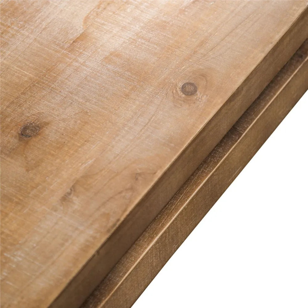Mid Century Modern Farmhouse Wooden Coffee Table