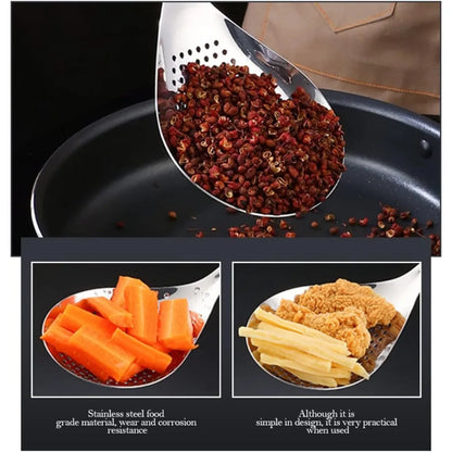 Stainless Steel Slotted Spoon Frying Strainer