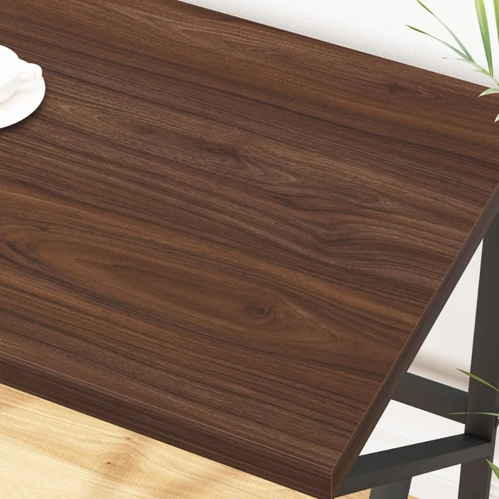 Industrial Modern Metal Wood Desk Workstation