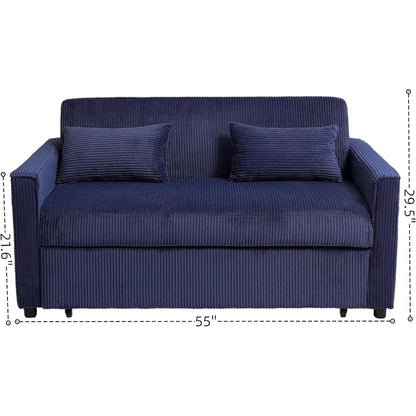 3 in 1 Loveseat Pull Out Couch