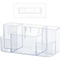 Clear Plastic Adhesive Shower Caddy
