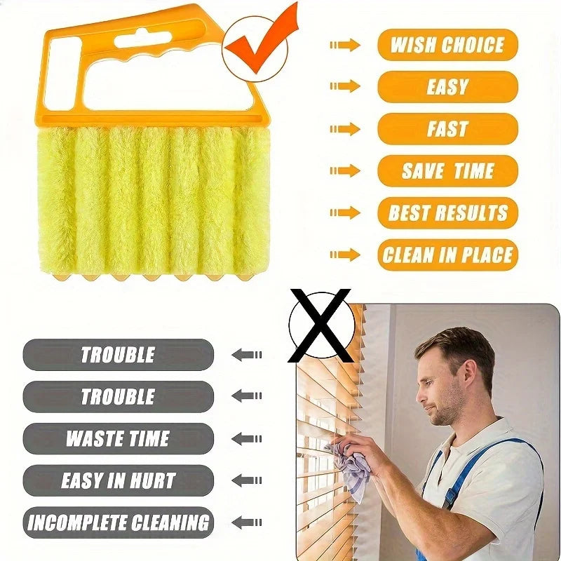 Vent Blinds Cleaner Cloth Brush Auto Air Conditioner Microfiber Air Conditioner Duster car electric fan Cleaner Washable tool