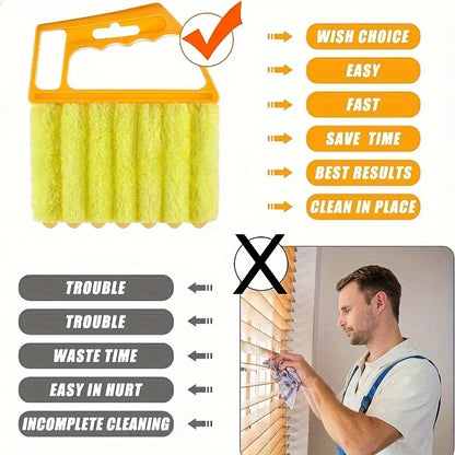 Vent Blinds Cleaner Cloth Brush Auto Air Conditioner Microfiber Air Conditioner Duster car electric fan Cleaner Washable tool