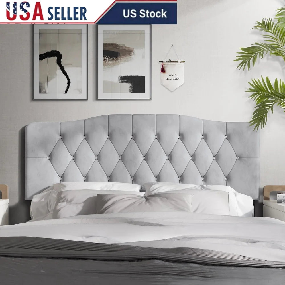 Upholstered Tufted Headboard