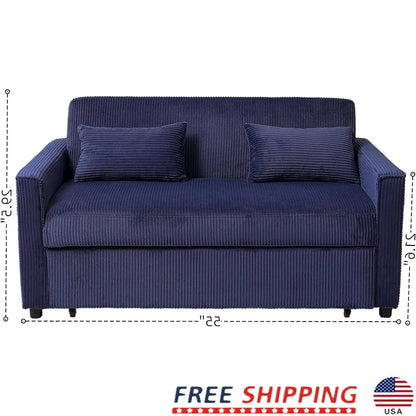3 in 1 Loveseat Pull Out Couch