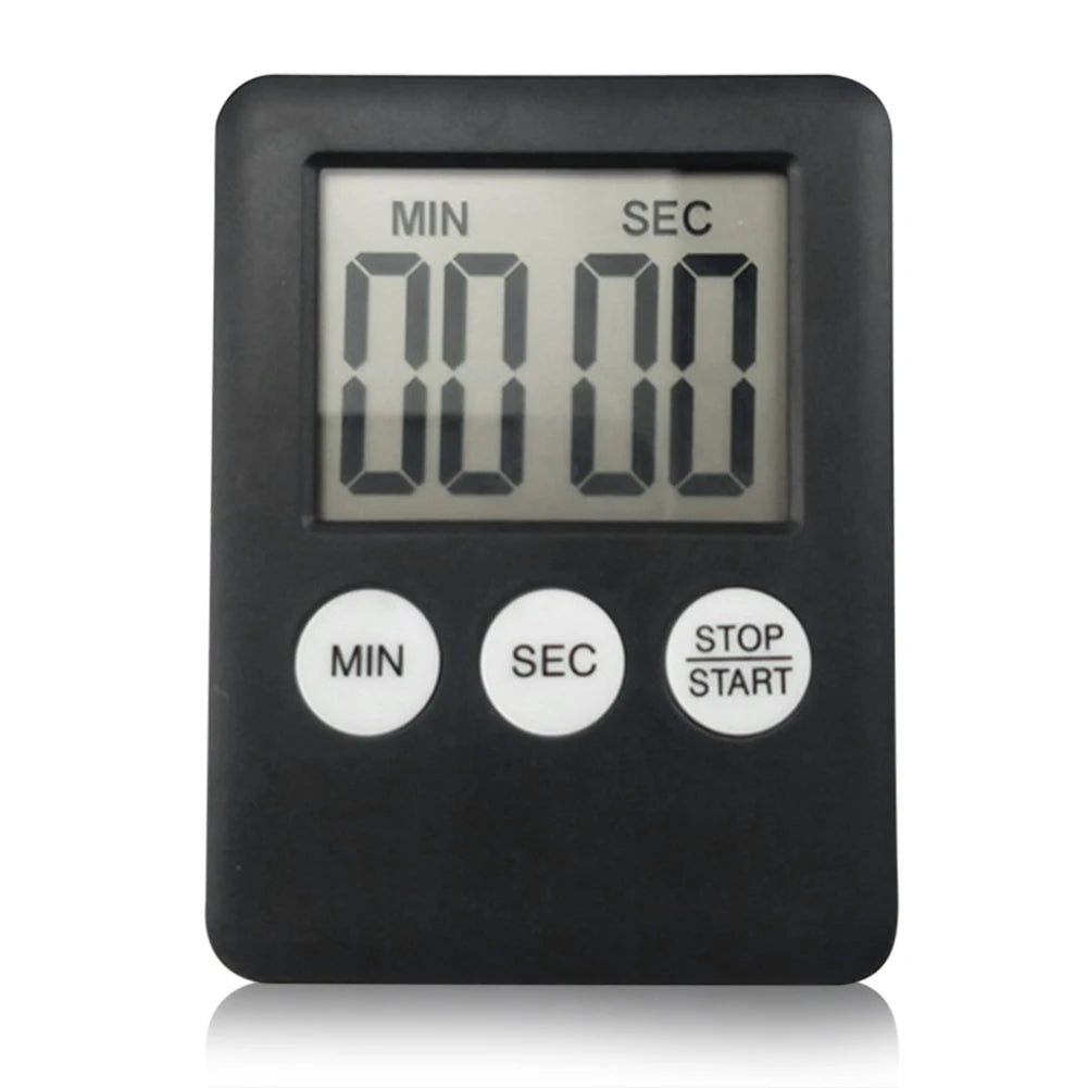 Digital Electronic Kitchen Timer Multi-Function Electronic Timer Stopwatch LCD Display Magnetic for Teachers Students