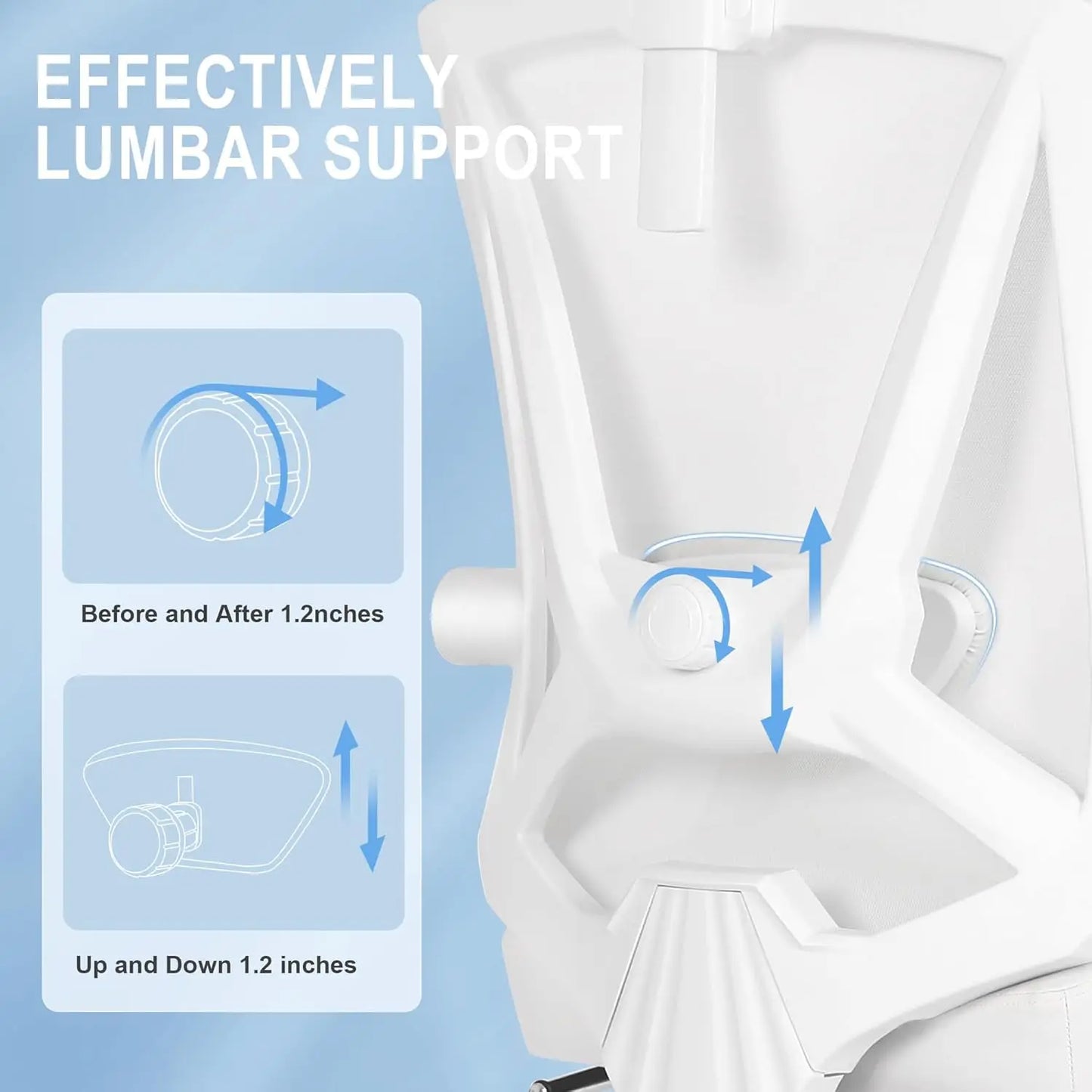 Ergonomic Office Chair w/ Footrest