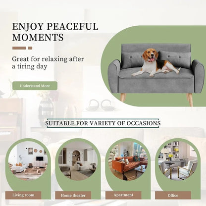 Small Modern Loveseat Sofa