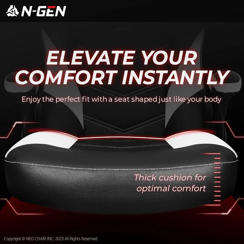 Video Gaming Ergonomic Computer Chair Adjustable Height