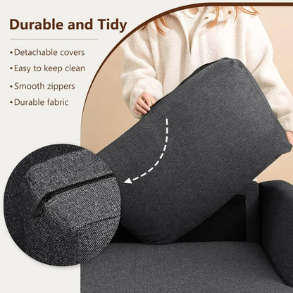 3 Seater Sofa Couch with Deep Seats