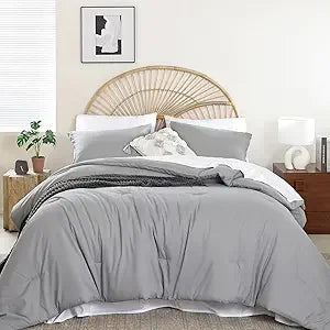 Taupe Comforter Set 7 Pieces, Soft And Lightweight