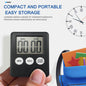 Digital Electronic Kitchen Timer Multi-Function Electronic Timer Stopwatch LCD Display Magnetic for Teachers Students