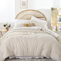 Taupe Comforter Set 7 Pieces, Soft And Lightweight
