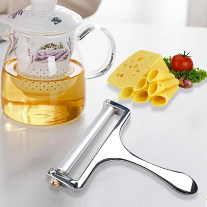 Stainless Steel Cheese Slicer Adjustable Thickness Butter Cutter for Soft and Semi-Hard Cheeses Kitchen Tools Cheddar Gadgets