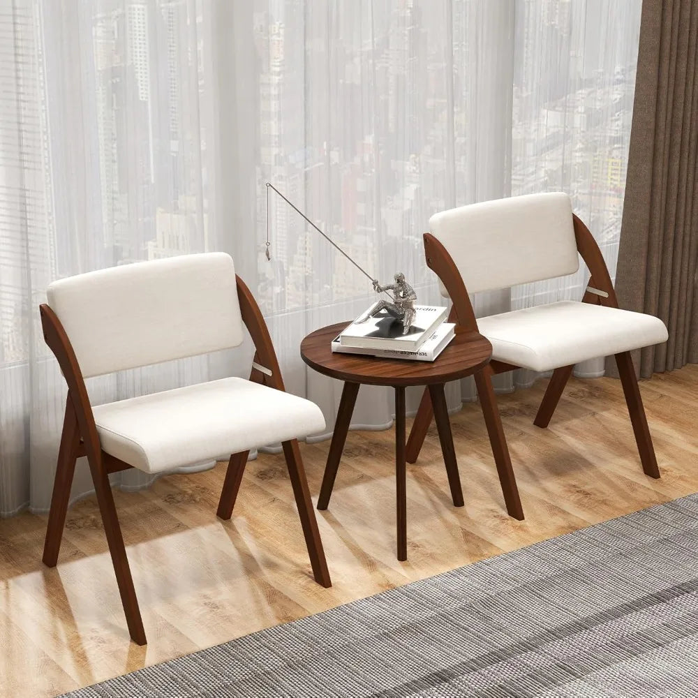 Farmhouse Upholstered Accent Chair with Non-Assembly Design