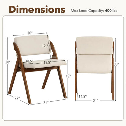 Farmhouse Upholstered Accent Chair with Non-Assembly Design