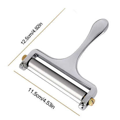 Stainless Steel Cheese Slicer Adjustable Thickness Butter Cutter for Soft and Semi-Hard Cheeses Kitchen Tools Cheddar Gadgets