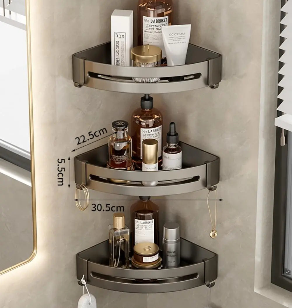 Triangle Adhesive Corner Shower Caddy