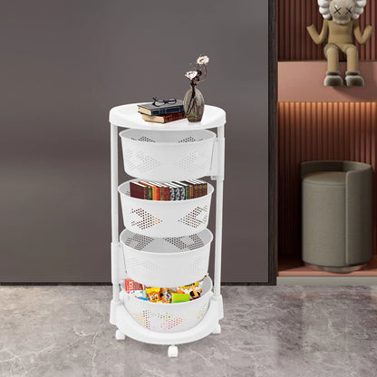 Kitchen Cupboard Shelf with 5 Wheels