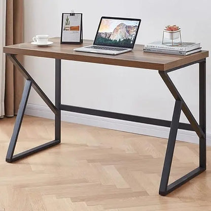 Industrial Modern Metal Wood Desk Workstation