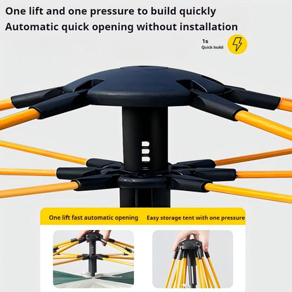 Camping Tent two doors and two windows.