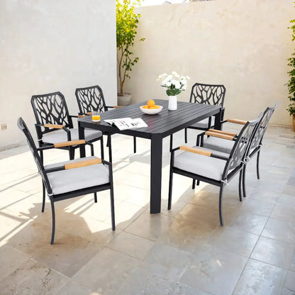 7PC Outdoor Patio Aluminum Furniture Set