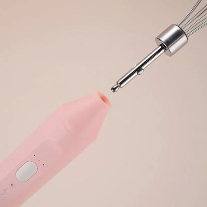 Electric Milk Frother Handheld Egg Beater Coffee Milk Drink Egg Mixer Foamer Foamer Household Kitchen Cooking Tool