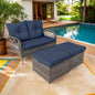 Wicker Sectional Swivel Rocker Glider Chairs Sets