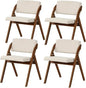 Farmhouse Upholstered Accent Chair with Non-Assembly Design