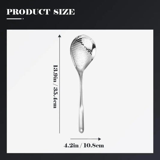 Stainless Steel Slotted Spoon Frying Strainer