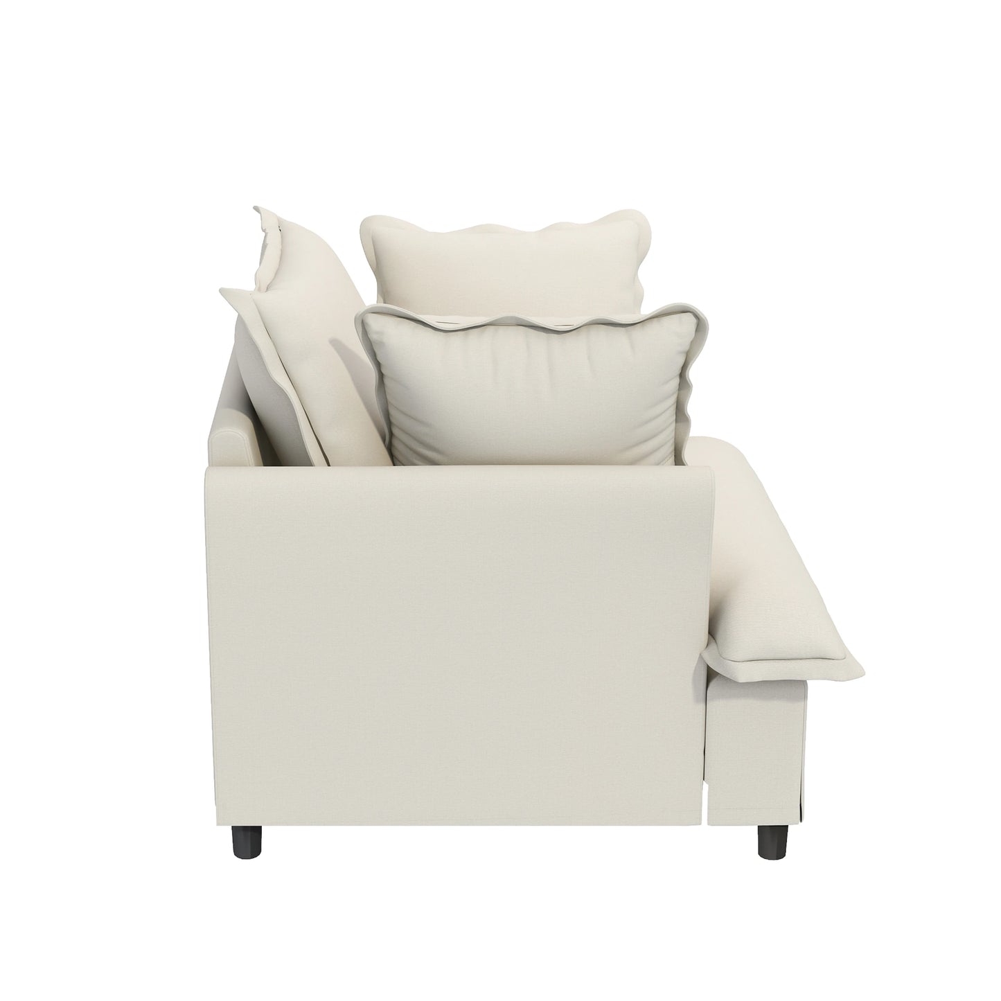 Oversized Single Seat Sofa Module for Modular Sectional Sofa